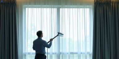 Commercial drapes cleaning service ashgrove hotels offices